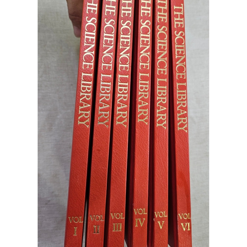 J.G. Ferguson The Science Library Childrens 6 Vol Set Red Vintage 1987 Hardcover